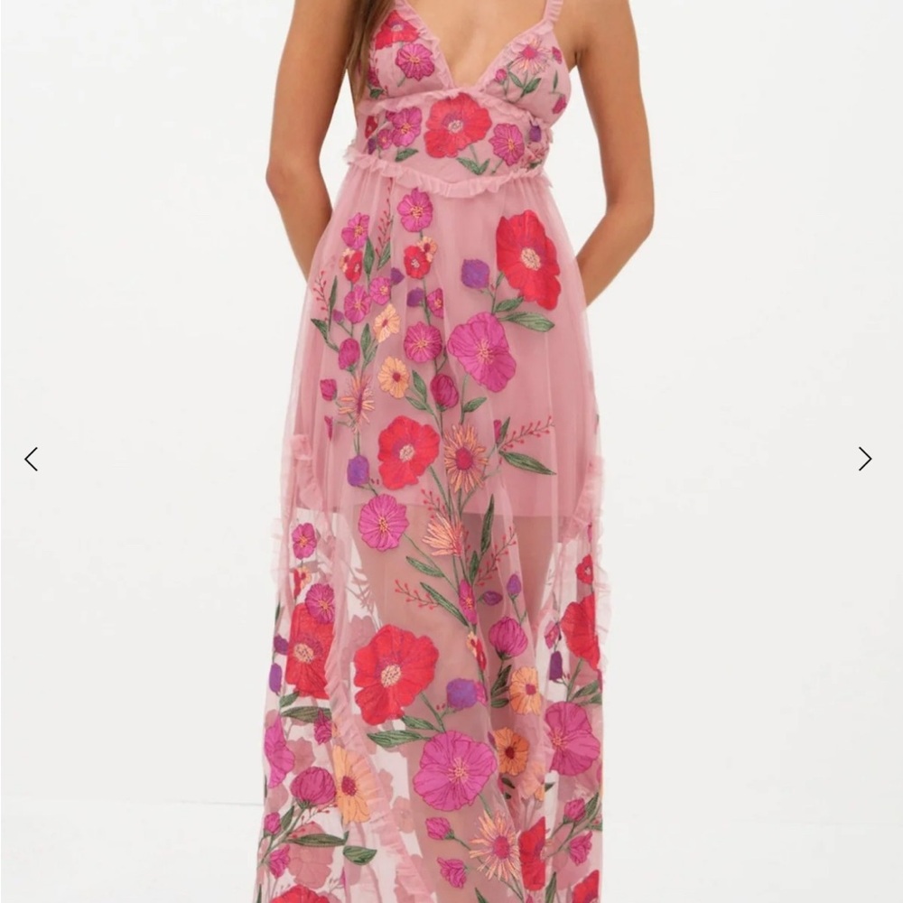 For Love And Lemons Kaylee Maxi Dress-Small